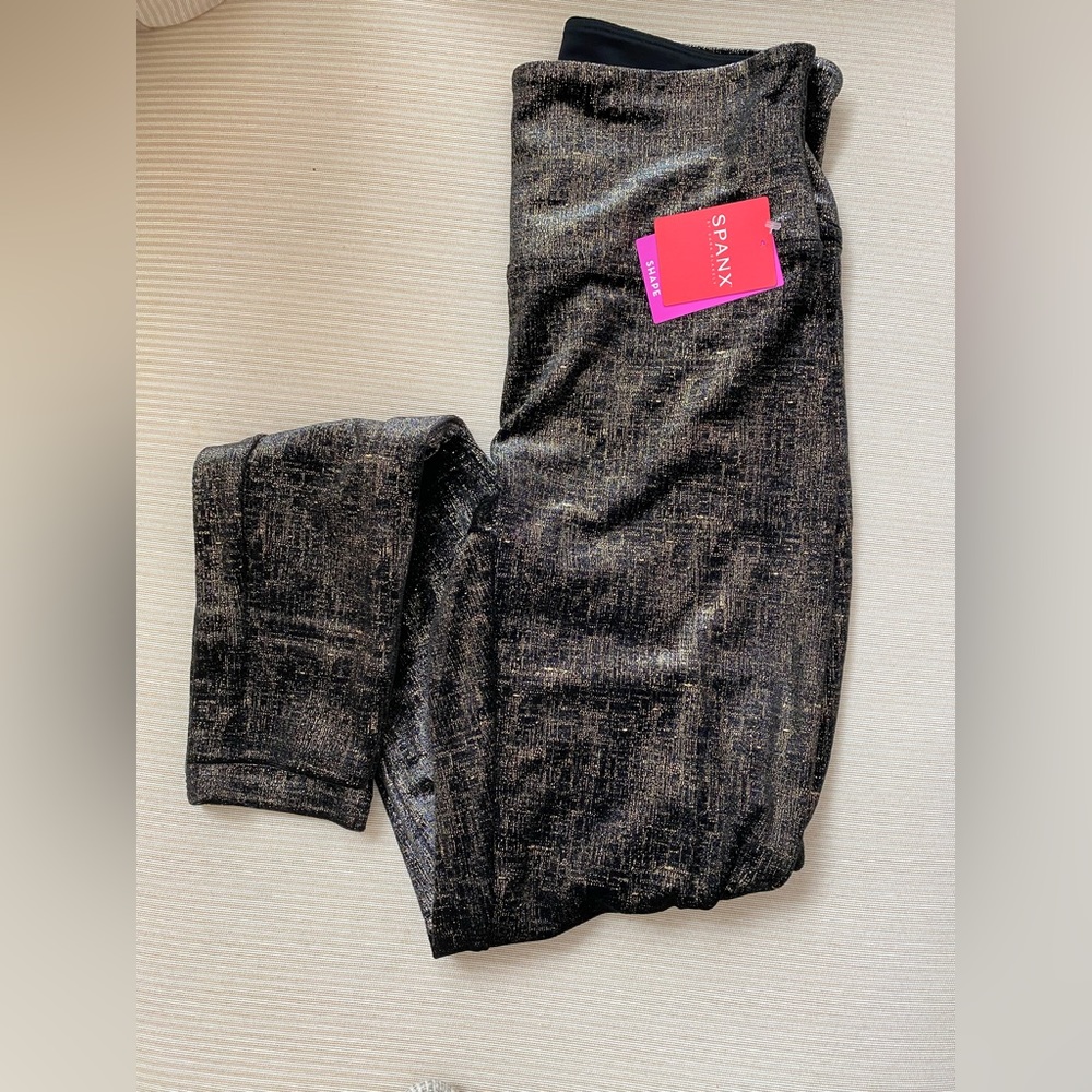 Spanx shape velvet shine leggings